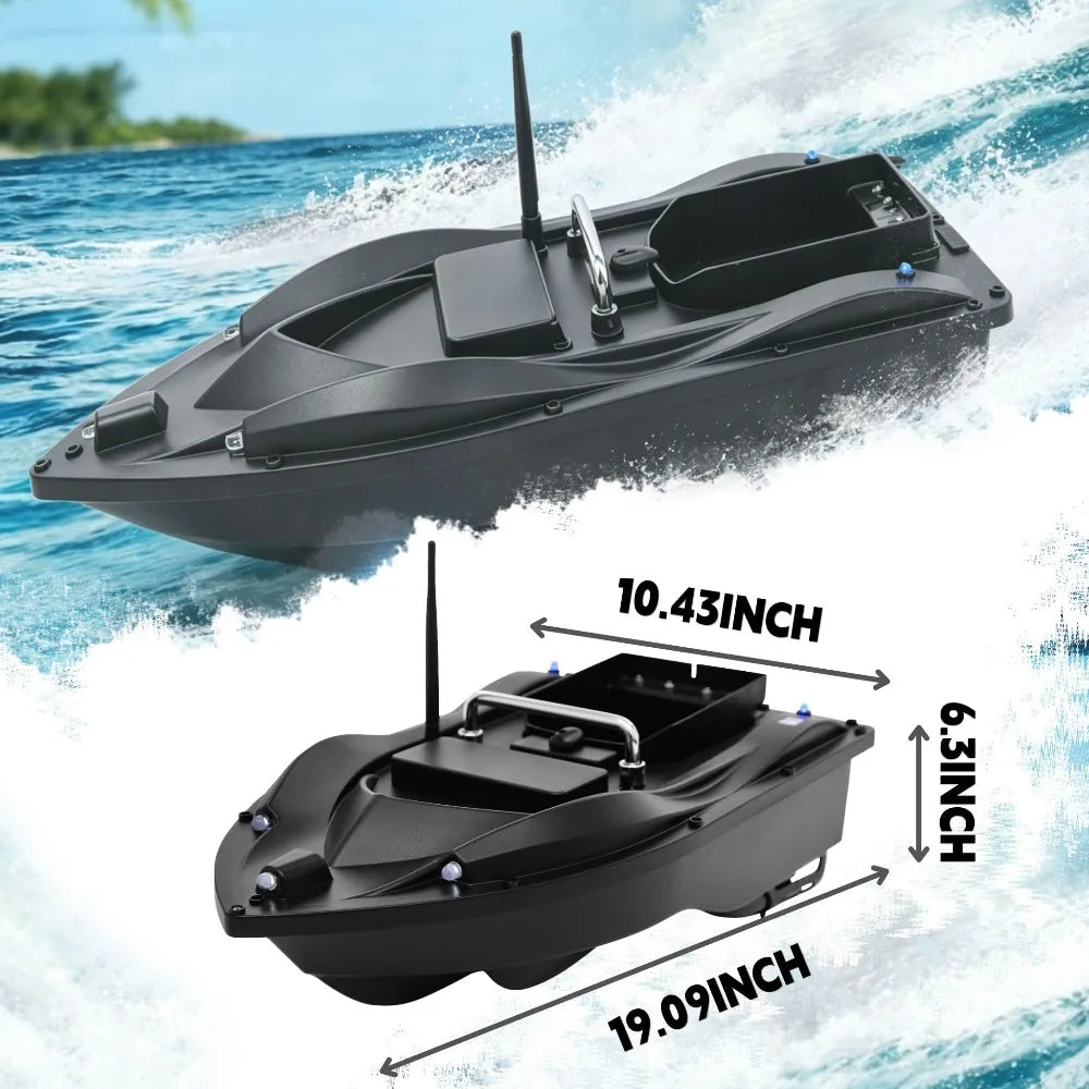 Remote Control Bait Boat With GPS Night Vision Lights
