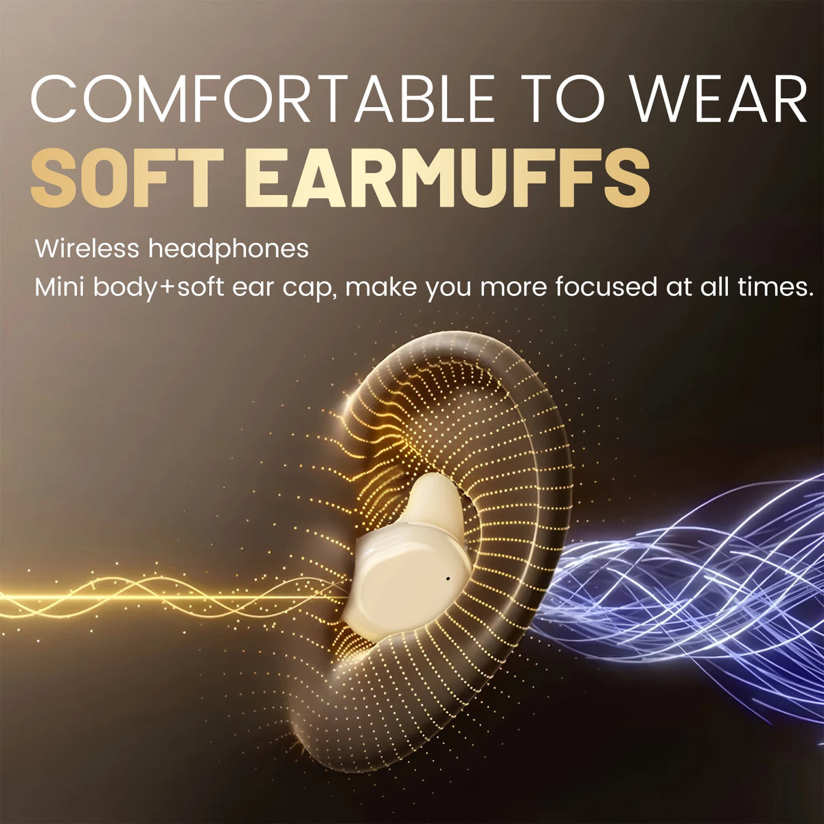 SHUKE SK49 Bluetooth Wireless Sleep Earbuds With Noise Cancellation