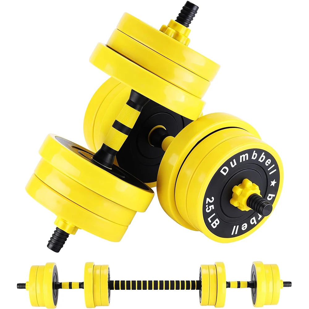 HiMISS 2-In-1 Adjustable Dumbbell Set For Home Gym Workouts