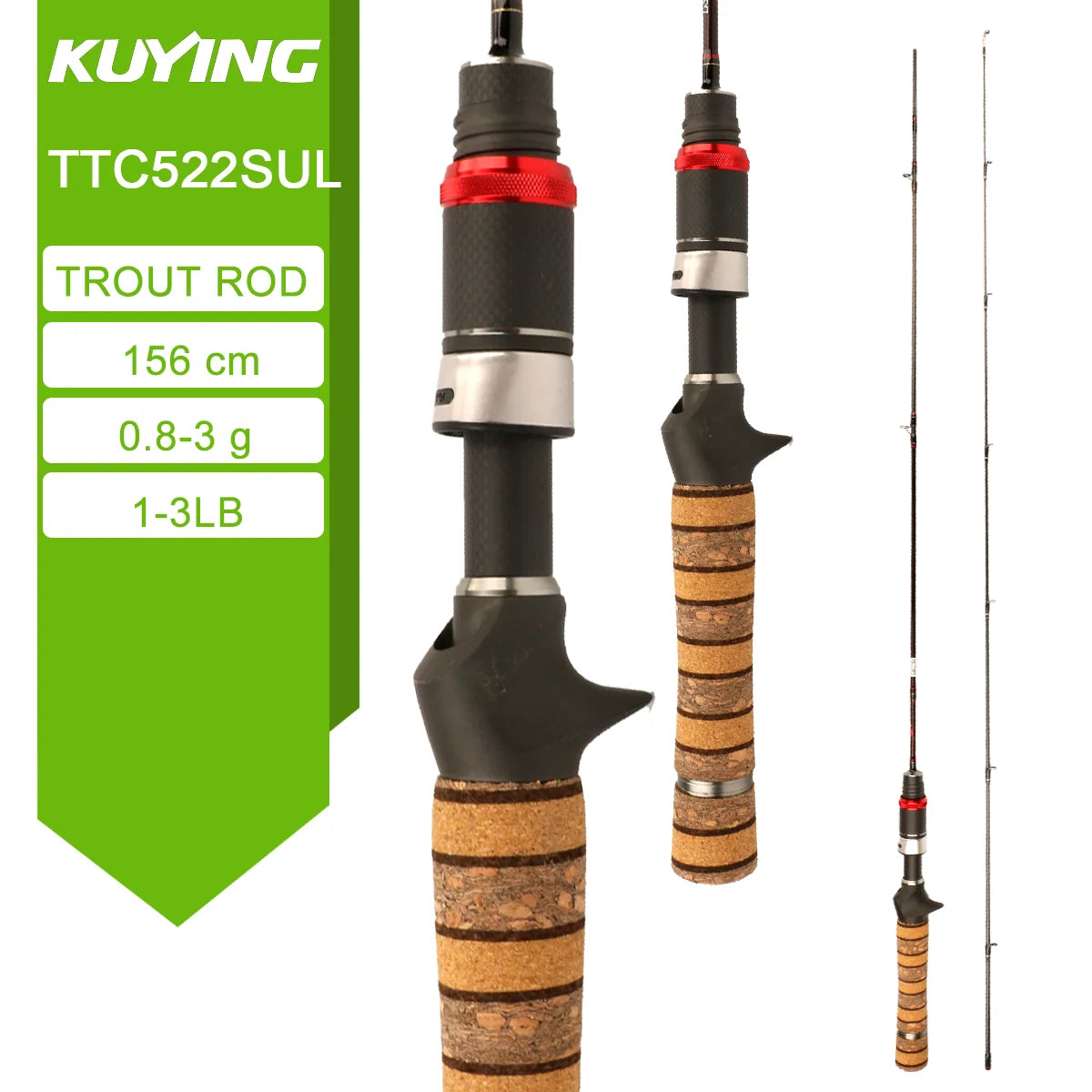 Kuying Teton Spinning Casting Rod For Lures Fuji Parts