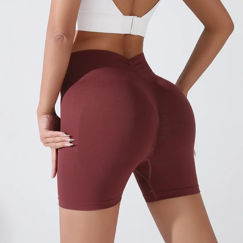 SKINOFSKIN Hip Lifting Sports Shorts For Women High Waist