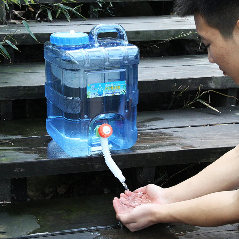 Shunmaii Portable Water Container With Spigot For Hiking