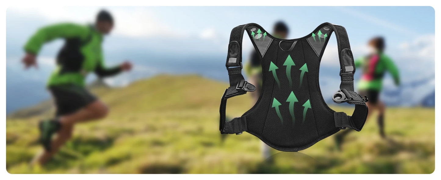 Moman Hydration Backpack With Water Bladder Durable 600D PU