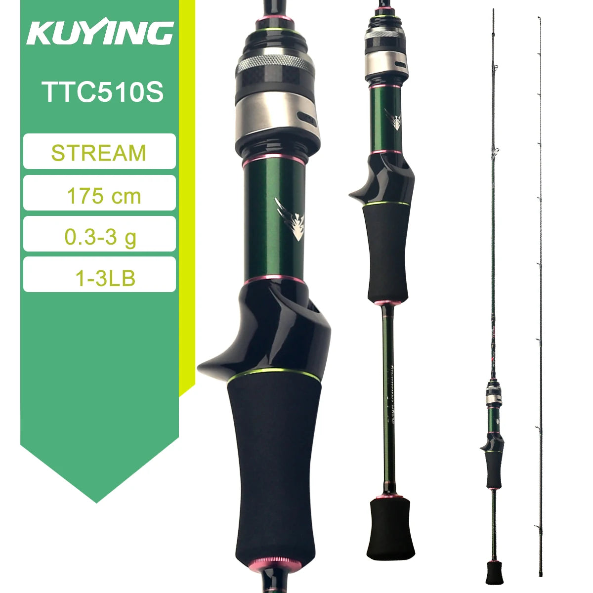 Kuying Teton Spinning Casting Rod For Lures Fuji Parts