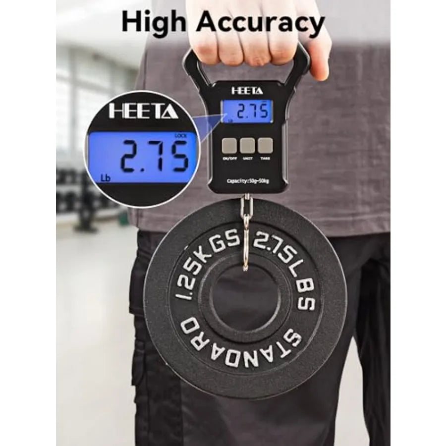 Digital Fishing Weight Scale 110lb Portable Hanging Scale