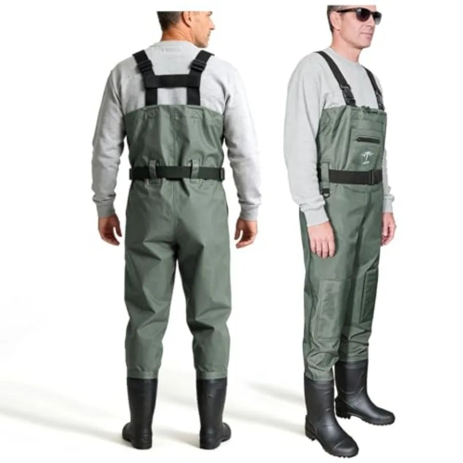 Chest Waders 2 Ply Nylon PVC Waterproof Fishing And Hunting