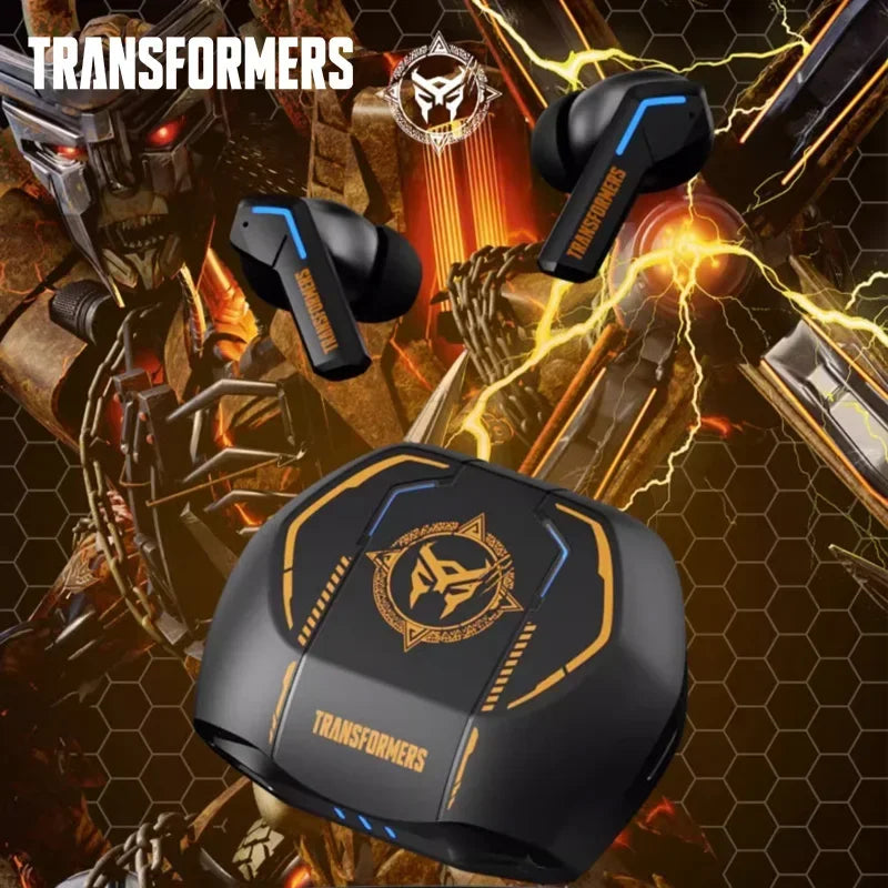 Transformers Wireless Bluetooth Earphones With Mic And Low Latency Audio