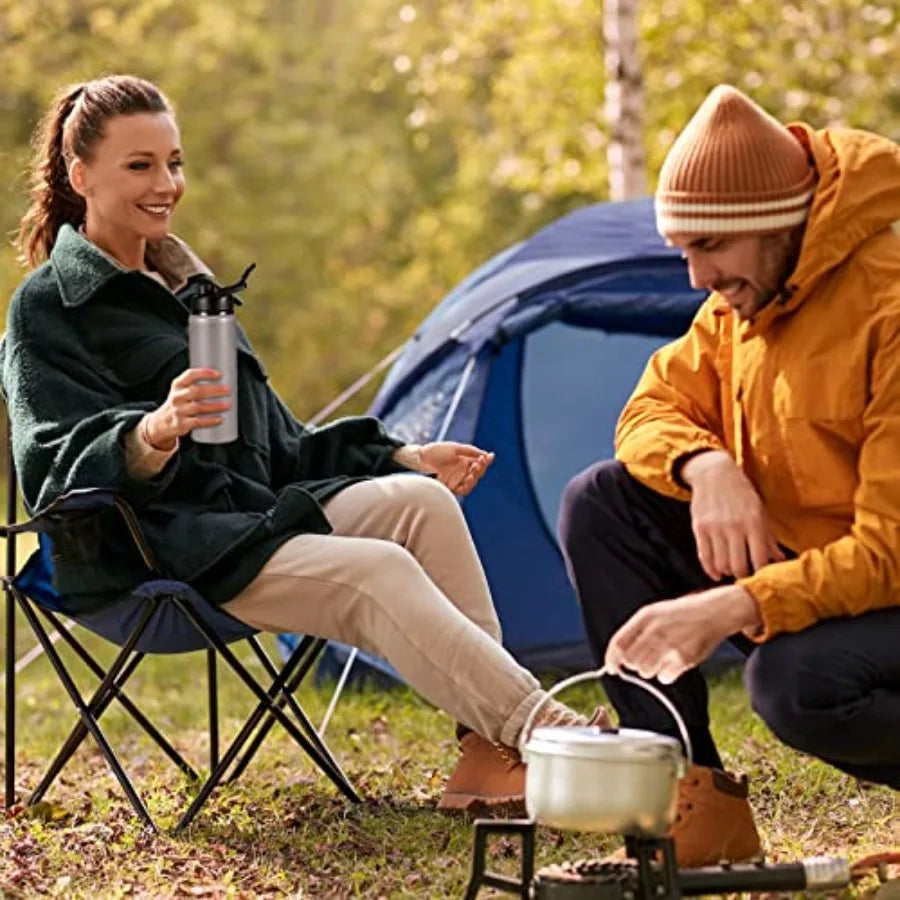 Reusable Water Bottle With Strap For Outdoor Sports Travel And Camping