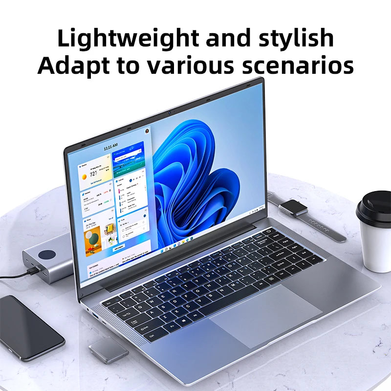 Xiaman Ultra Slim Windows 11 Laptop With Intel Atom Processor