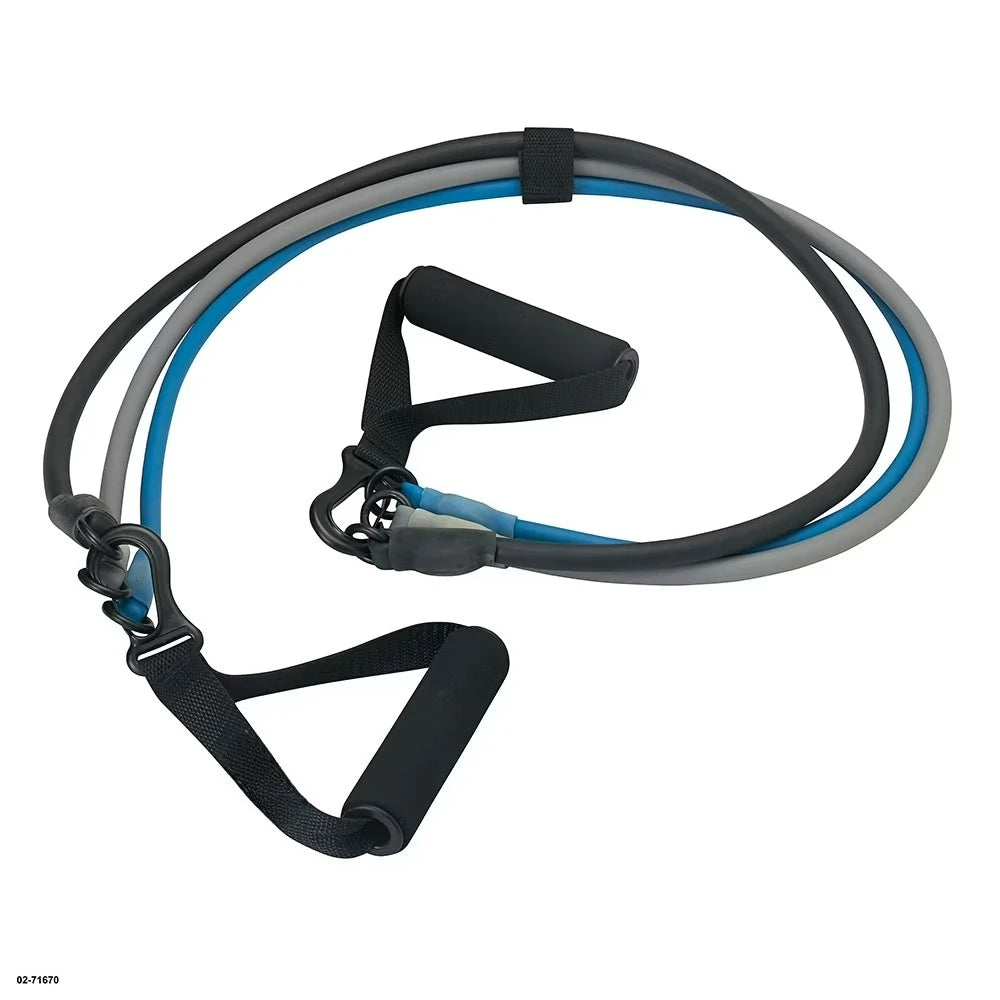 3 In 1 Resistance Tube Kit With Three Durable Levels