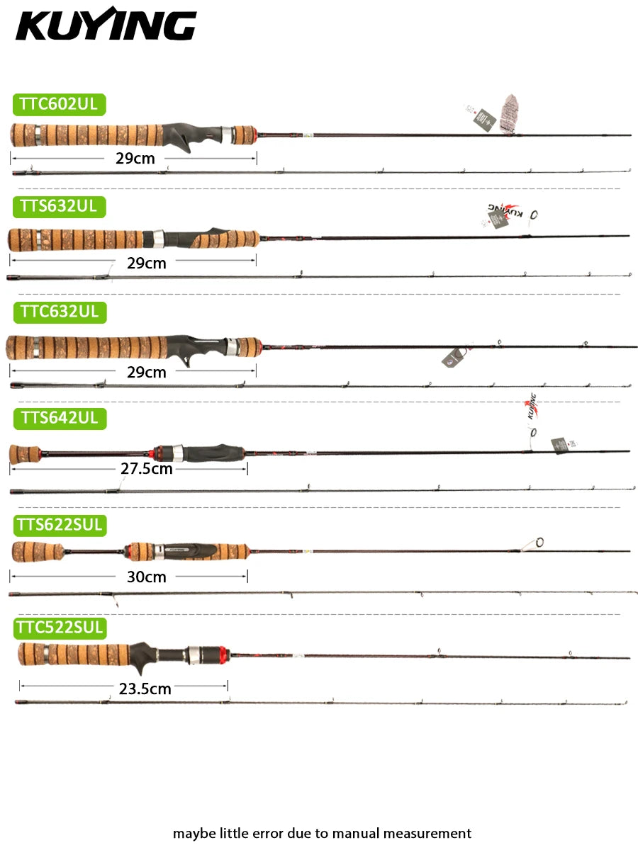 Kuying Teton Spinning Casting Rod For Lures Fuji Parts