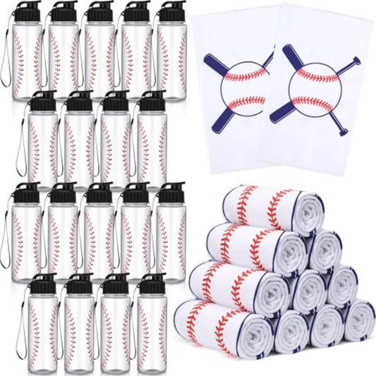 Reusable Squeeze Sports Water Bottles And Breathable Cooling Towel Set