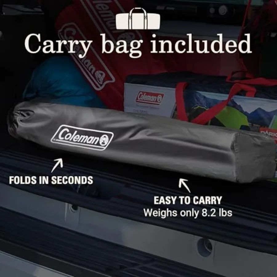Portable Camping Chair With Four Can Cooler Cushioned Seat And Cup Holder