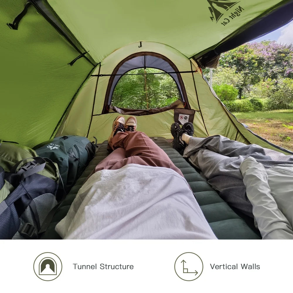 Night Cat Pop Up Tent With Mosquito Net Waterproof Setup