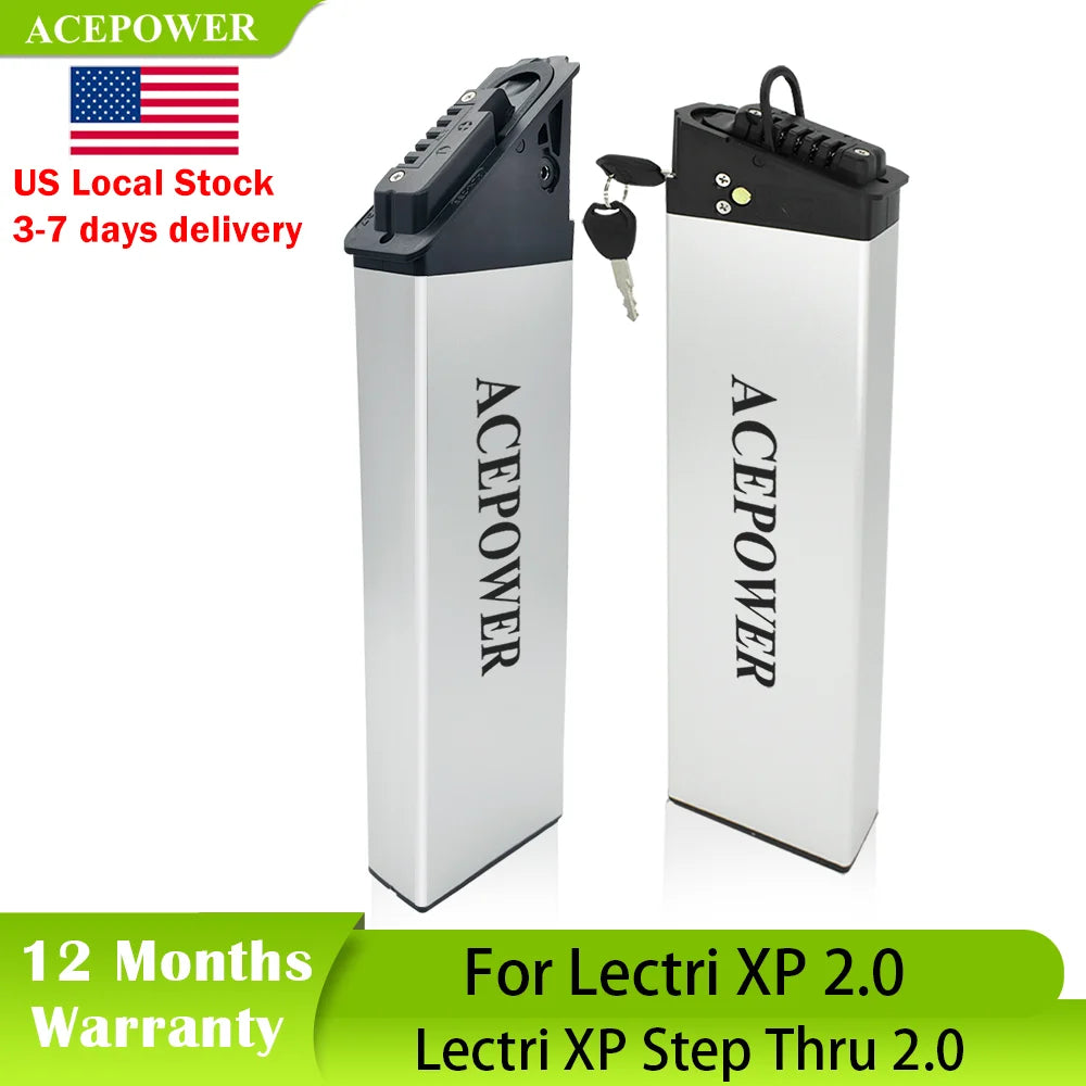 ACEBEI-POWER Battery For Lectri XP Step Thru 2.0 48V 10.4Ah 12.8Ah 14Ah