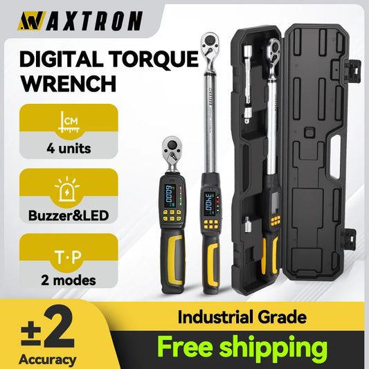 Waxtron Digital Torque Wrench Two Percent Accuracy For Automotive