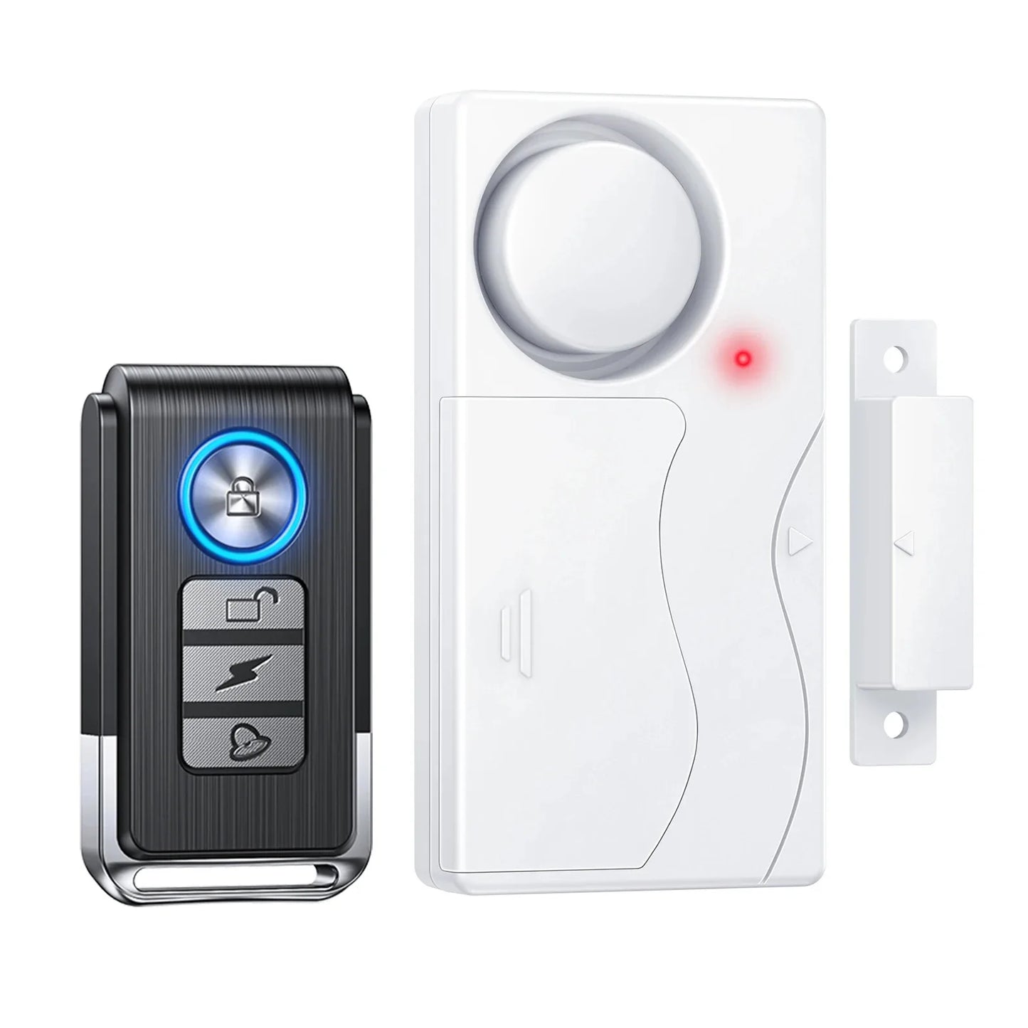 WSDCAM 110dB Anti Theft Vibration Alarm Door Window Remote Control