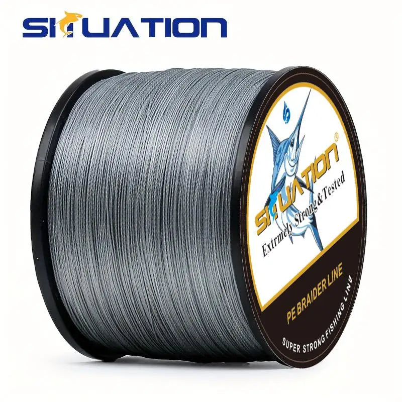 Braided Fishing Line Four Strand PE Wear Resistant