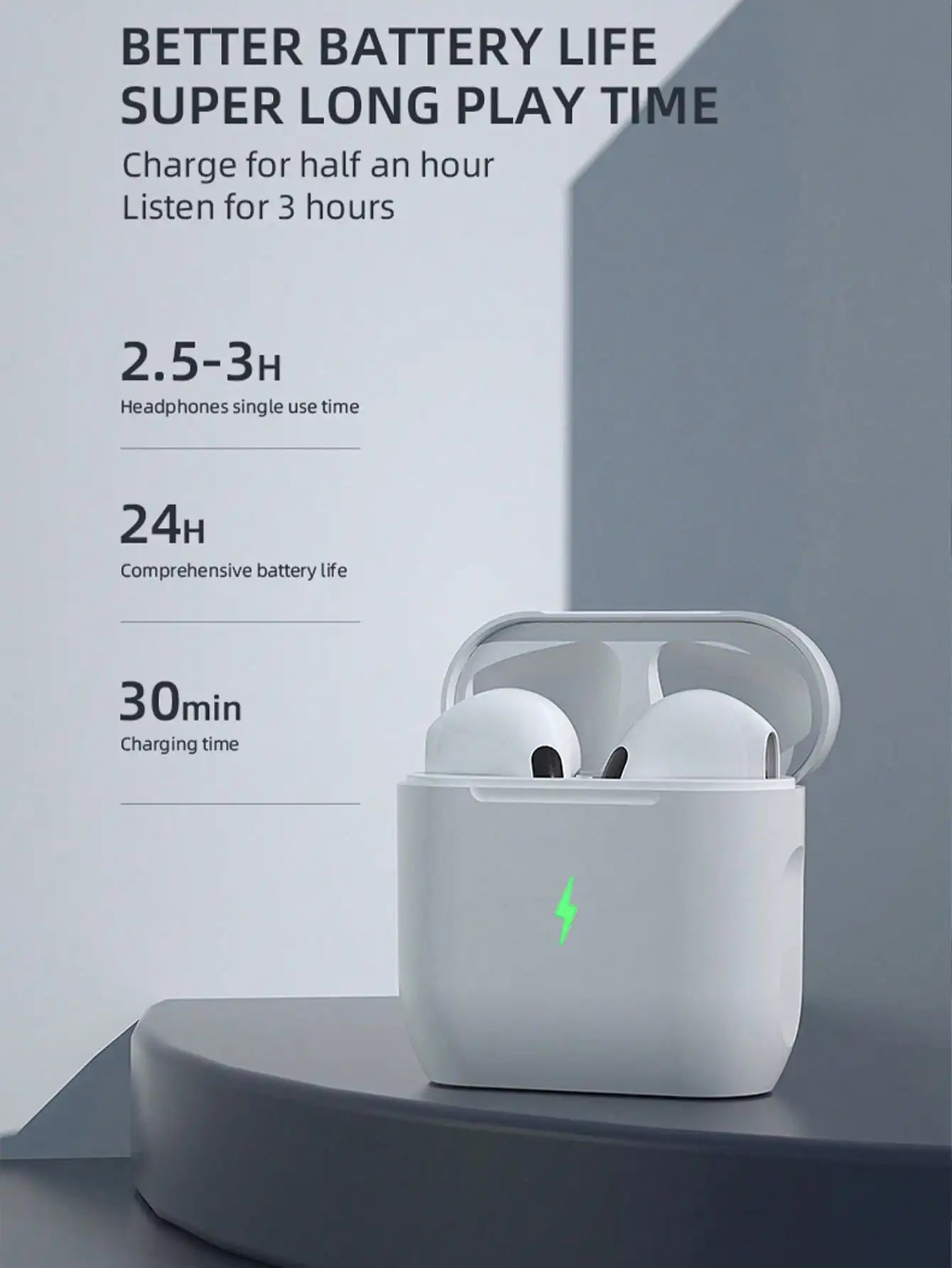 VIKEFON True Wireless Earbuds TWS In-Ear Sport Headset