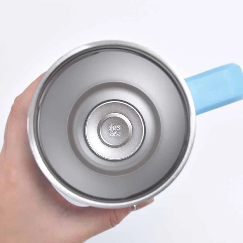 Stainless Steel Vacuum Insulated Tumbler With Handle And Straw