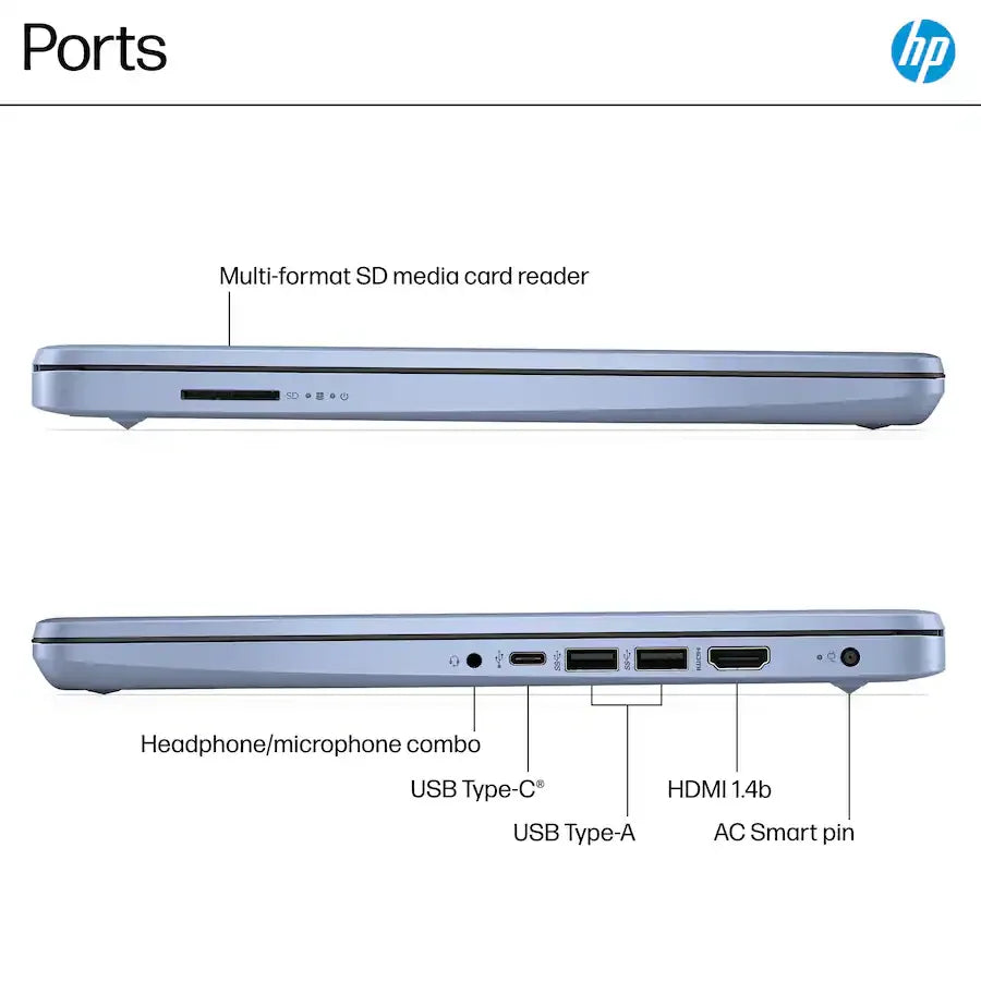 HP Laptop Intel Processor 16GB RAM 384GB Storage Windows 11