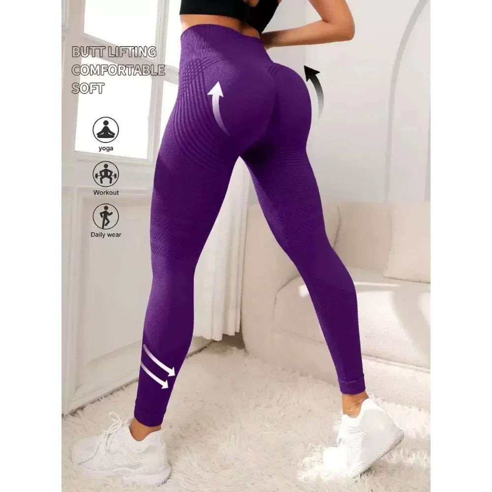 Cellulite 3D Leggings High Waist Butt Lift For Gym Workout