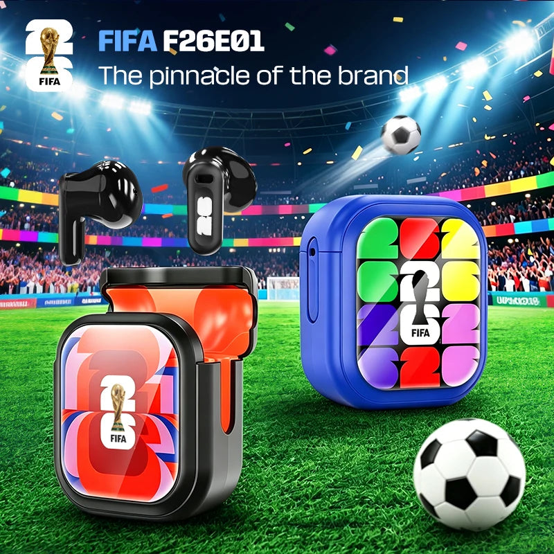 FIFA Wireless Bluetooth Earbuds With ENC Noise Cancelling Gaming Audio