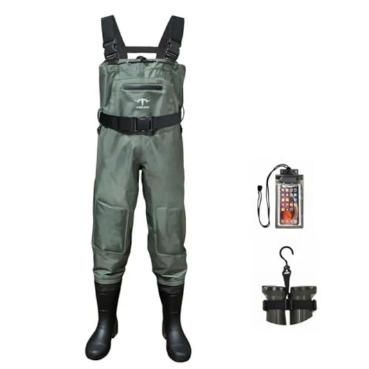 Chest Waders 2 Ply Nylon PVC Waterproof Fishing And Hunting
