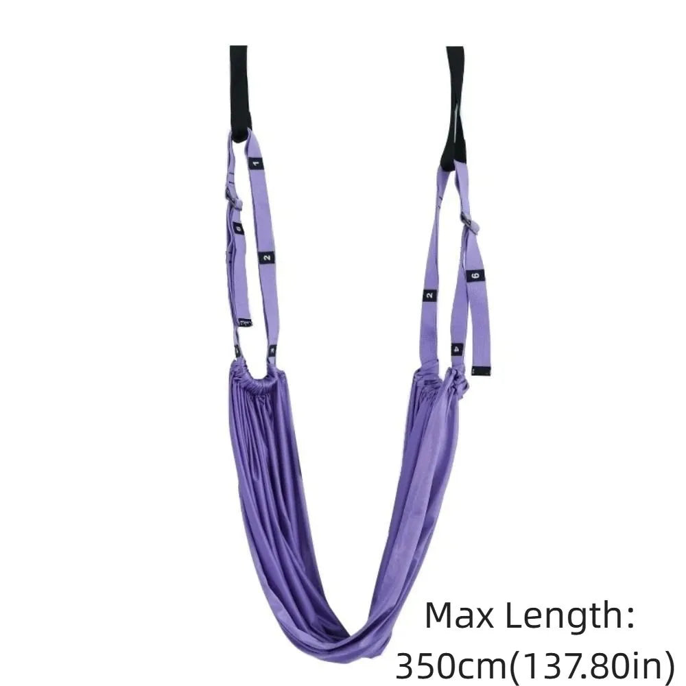 Adjustable Aerial Yoga Strap for Door Hanging and Flexibility Training