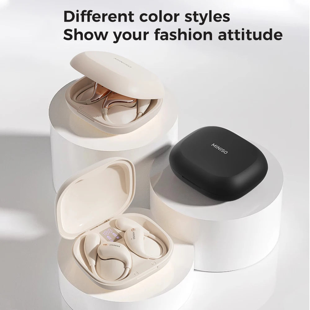 MINISO X33 Open Ear Bluetooth Headphones With AI Translation