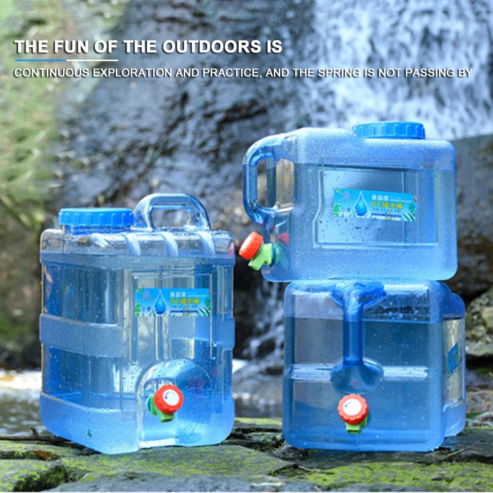 Shunmaii Portable Water Container With Spigot For Hiking