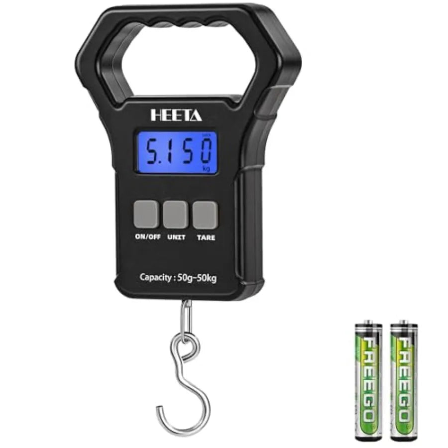 Digital Fishing Weight Scale 110lb Portable Hanging Scale