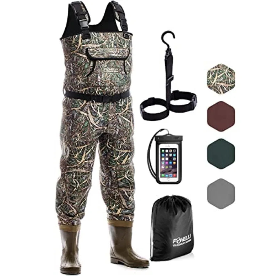 Waterproof Neoprene Chest Waders for Hunting and Fishing