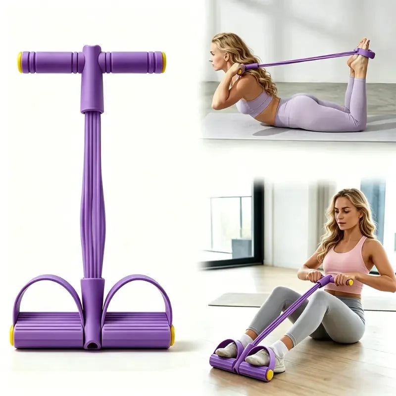 Multifunctional Yoga Pedal Resistance Band For Full Body Home Workout