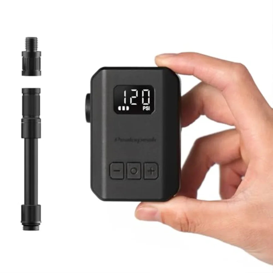 AS260PRO Mini Electric Bike Pump With Gauge And Auto Stop