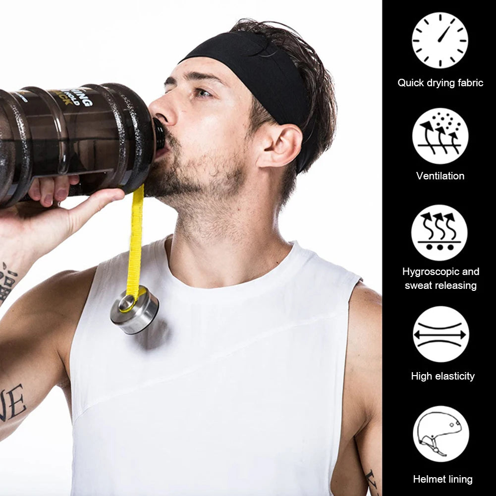 APWIKOGER Sports Headbands For Men And Women QuickDry Sweatbands