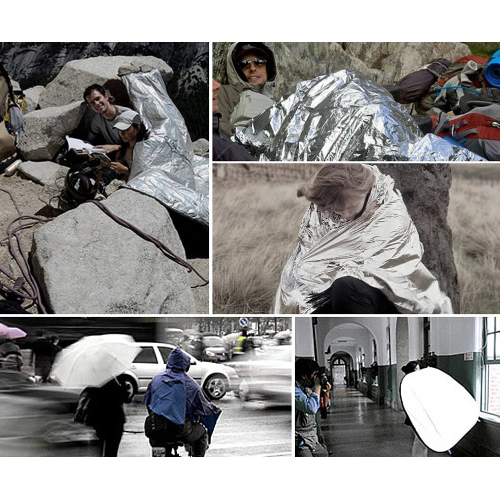 Emergency Mylar Space Blanket For First Aid Outdoor Use