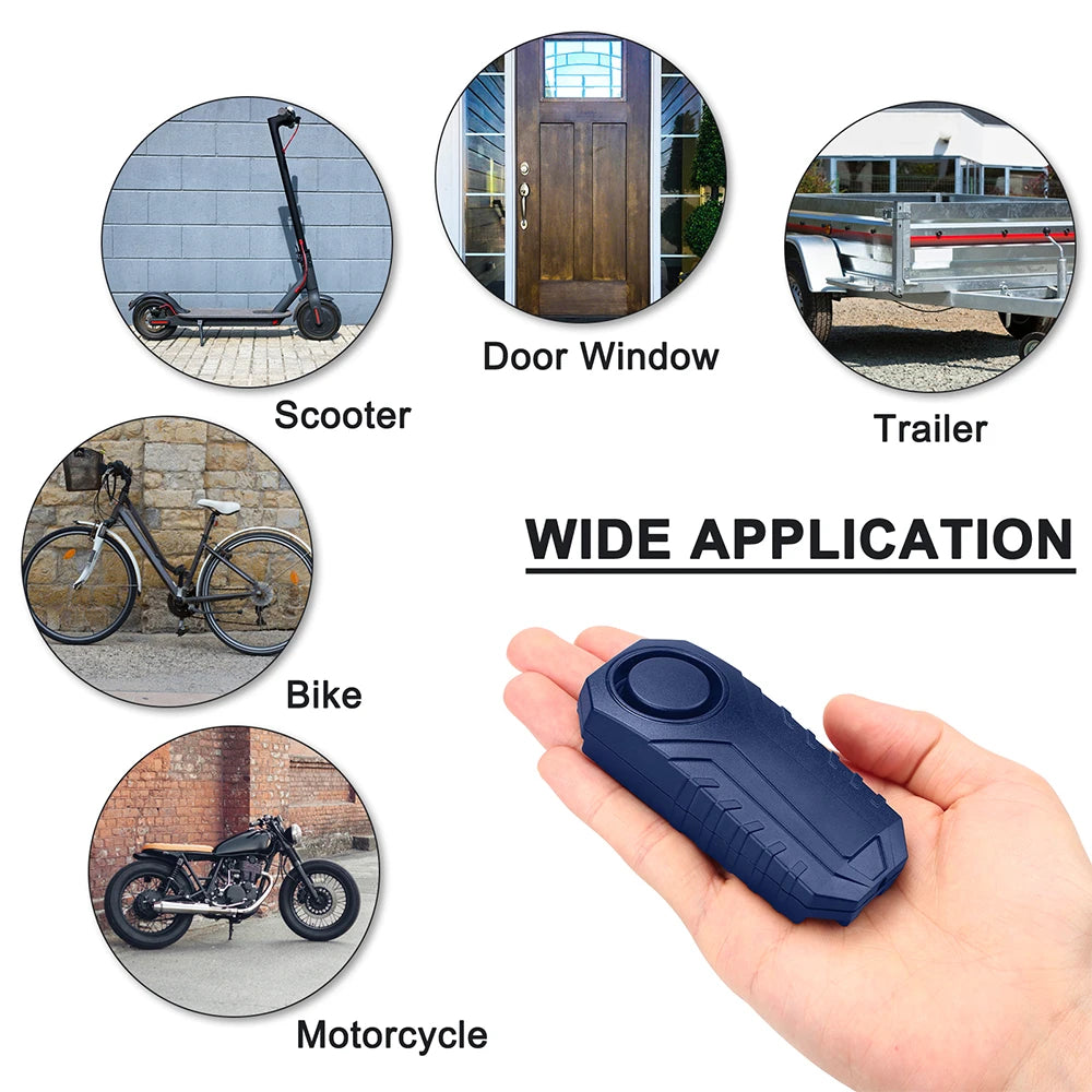 WSDCAM 113dB Bike Anti-Theft Alarm With Remote Sensor