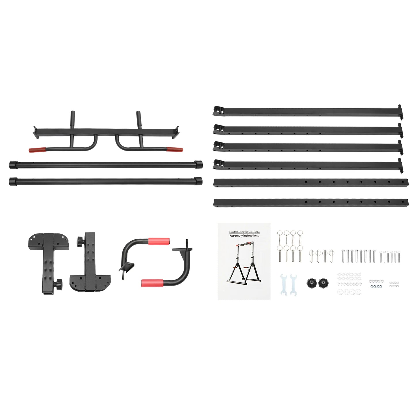 Adjustable Pull Up Bar 200kg Foldable Home Gym Multi-Function Training