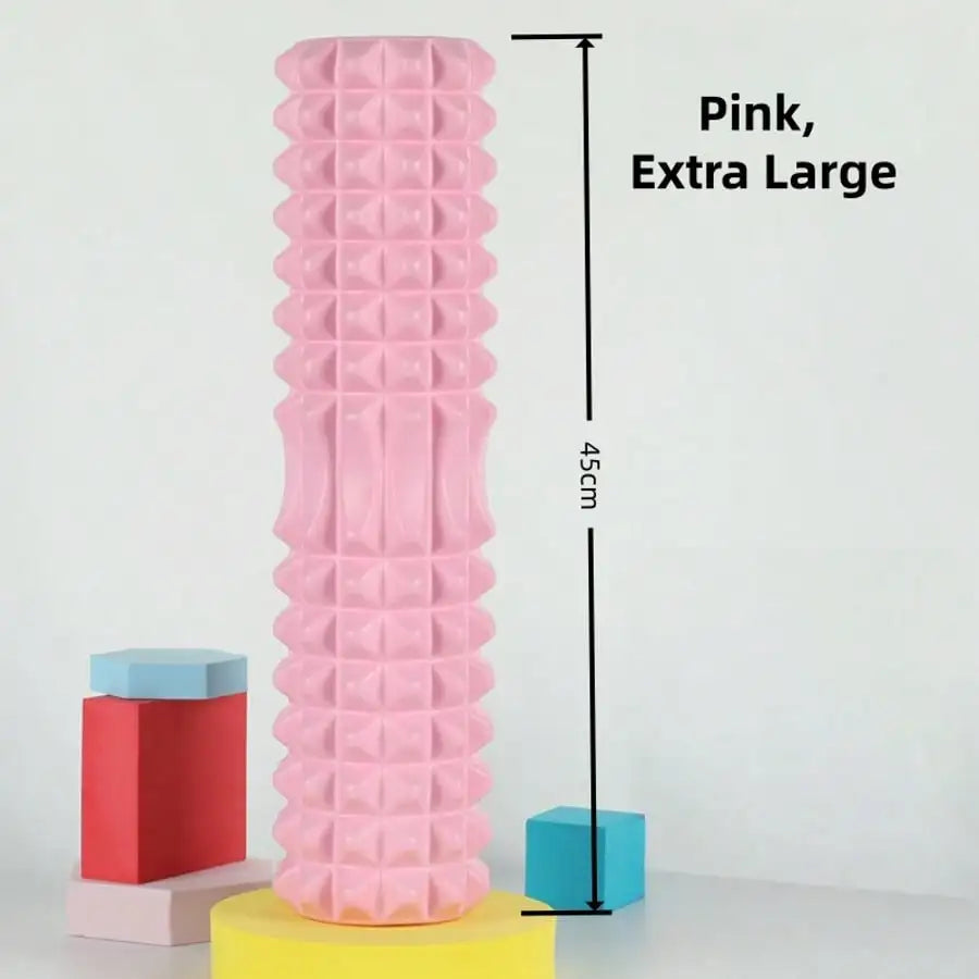Foam Yoga Massage Roller For Muscle Relaxation And Flexibility