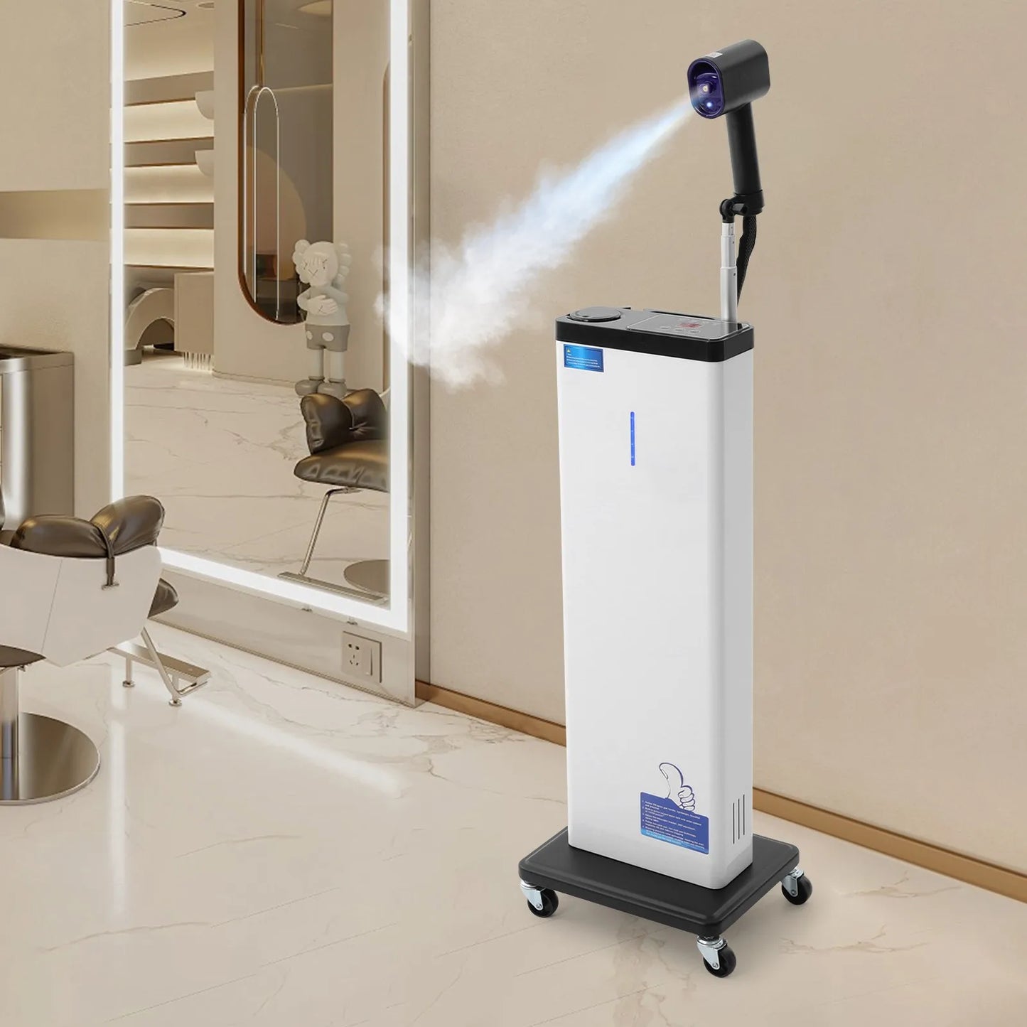 Nano Mist Hair Steamer 1300W Professional Micro Mist Salon Processor