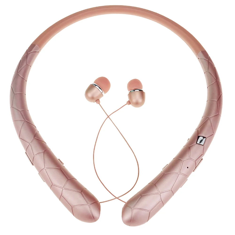 Neckband Bluetooth Headset Waterproof Noise Canceling Earbuds For Samsung LG