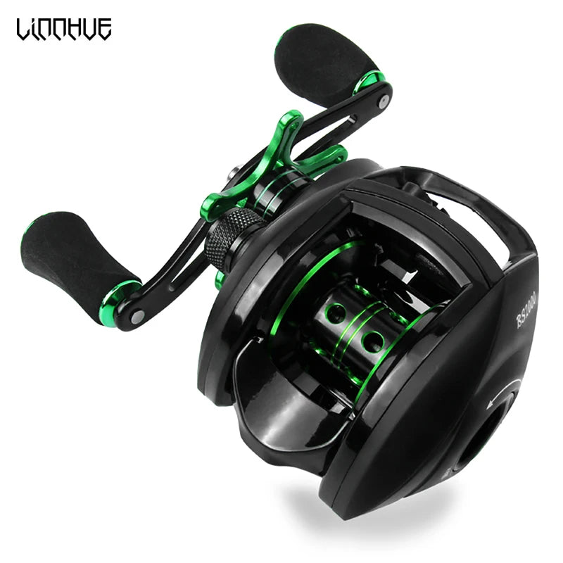 LINNHUE BS2000 Baitcasting Reel 8.1 To 1 Gear Ratio Saltwater