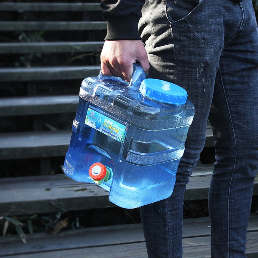 Shunmaii Portable Water Container With Spigot For Hiking