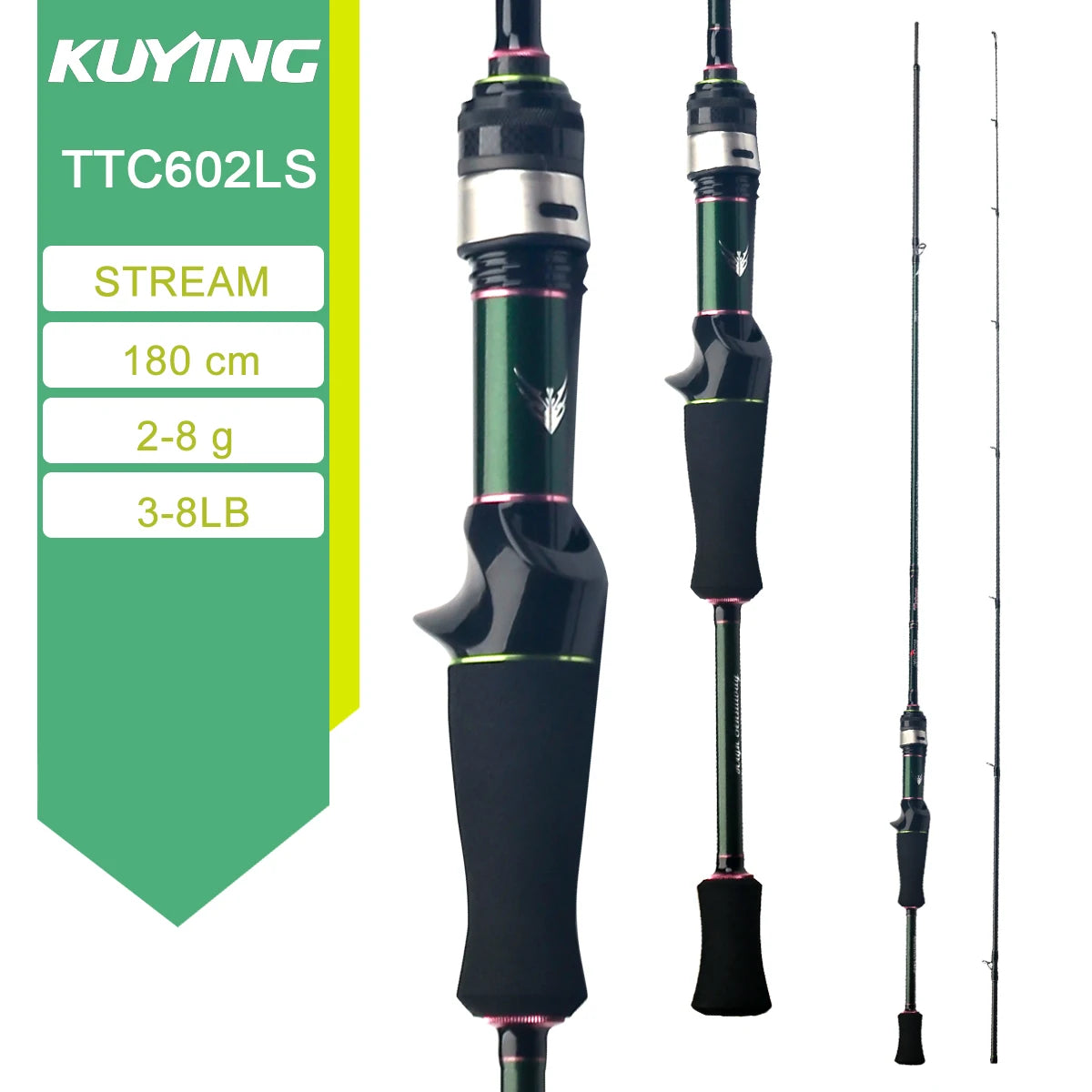 Kuying Teton Spinning Casting Rod For Lures Fuji Parts