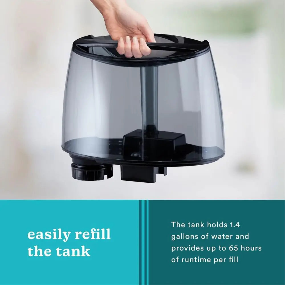 Bedroom Humidifier With Warm And Cool Mist And Oil Pads