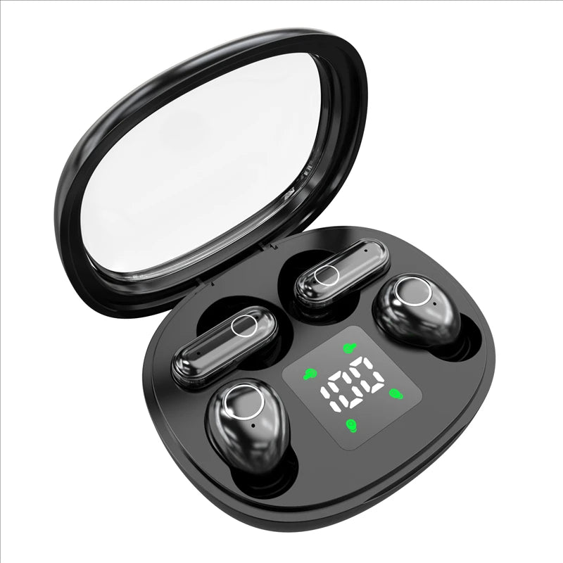 SHUKE 2in1 Wireless Bluetooth Earbuds With Noise Cancelling Battery Life