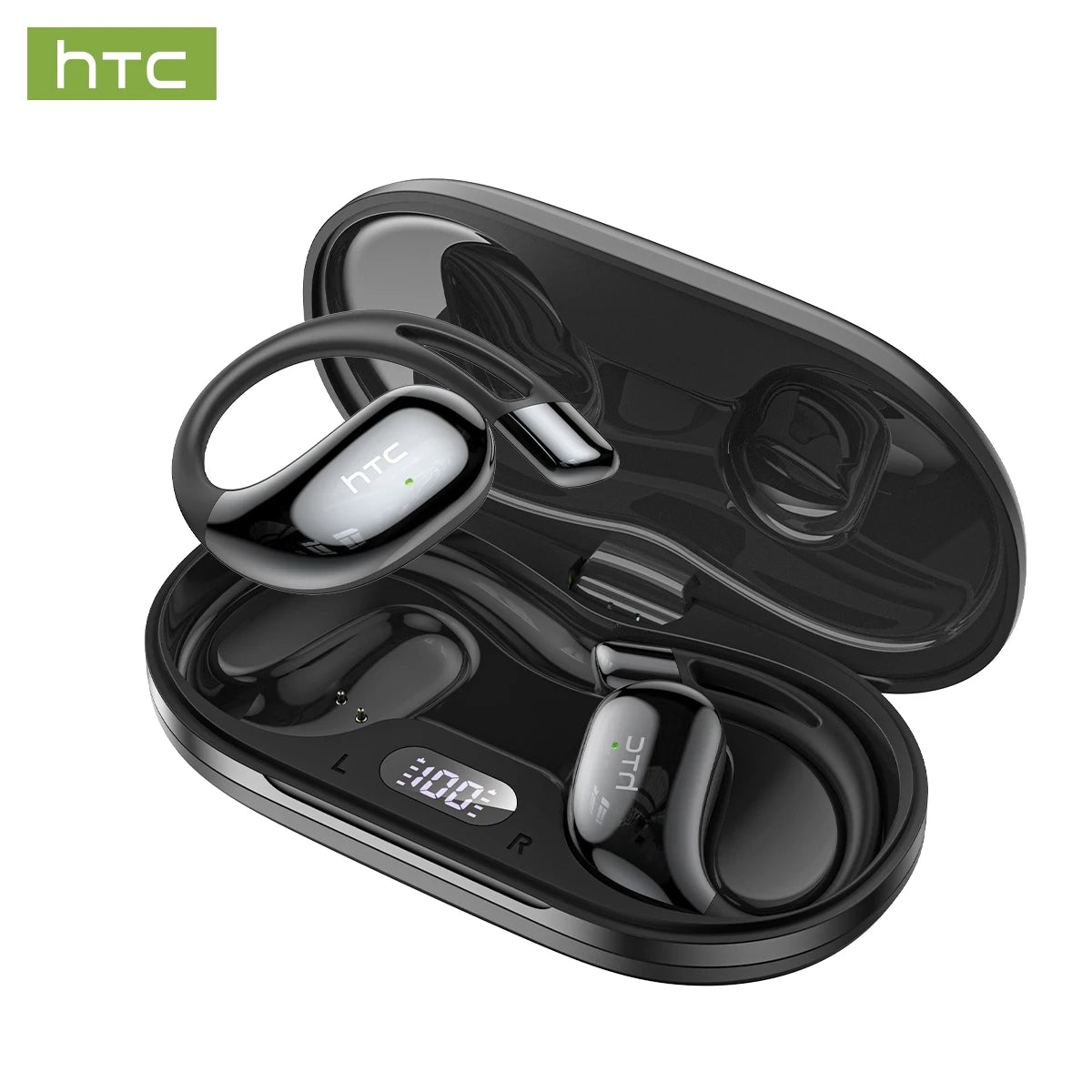 HTC NE57 Wireless Earphones Active Noise Cancellation 30Hr Battery Indicator