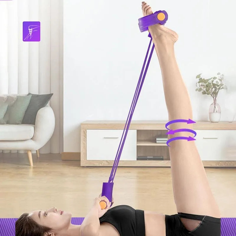 Multifunctional Yoga Pedal Resistance Band For Home Workout Equipment