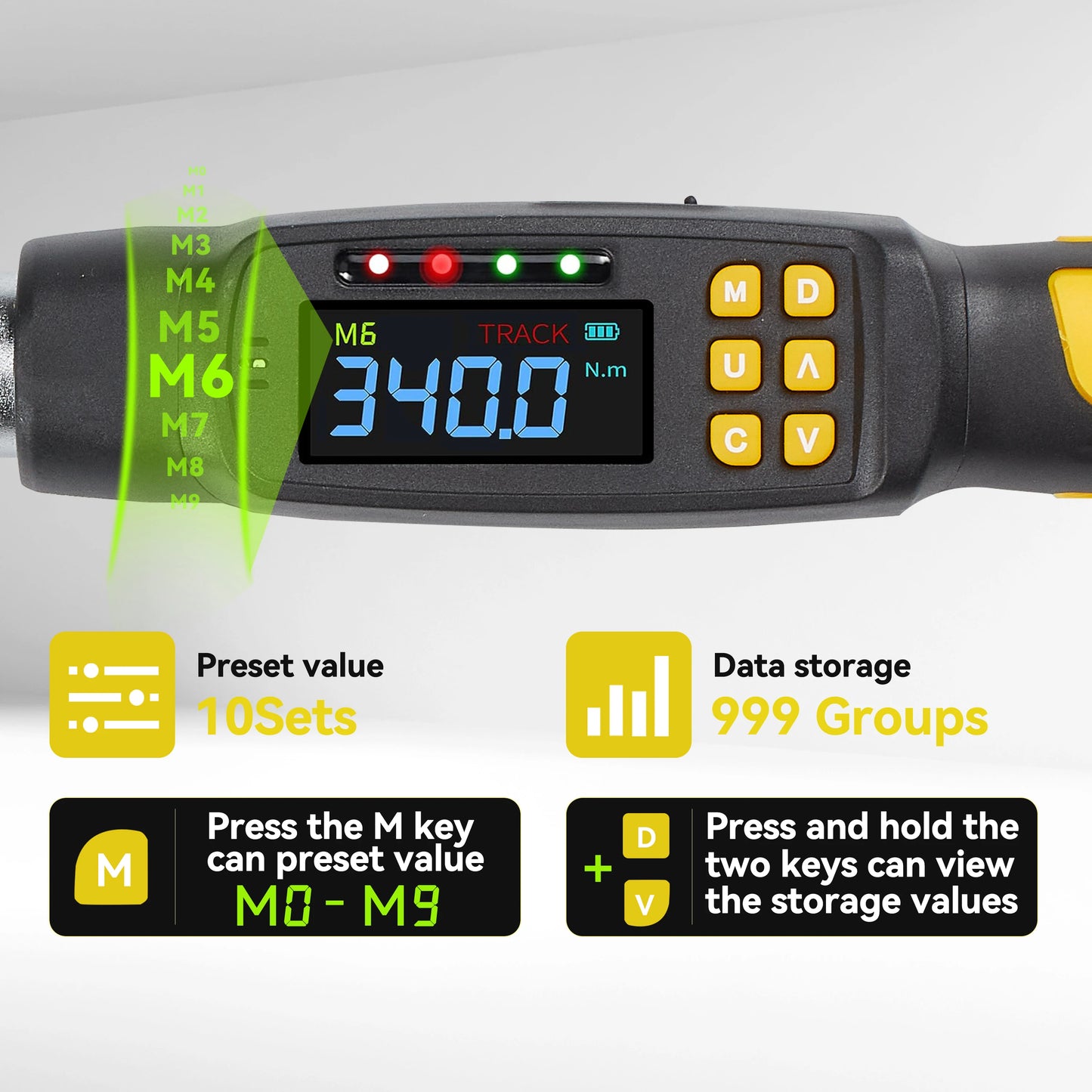Waxtron Digital Torque Wrench Two Percent Accuracy For Automotive